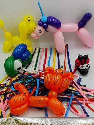 Qualatex 260Q Classic Assortment Tying Twister Party Balloons 100ct
