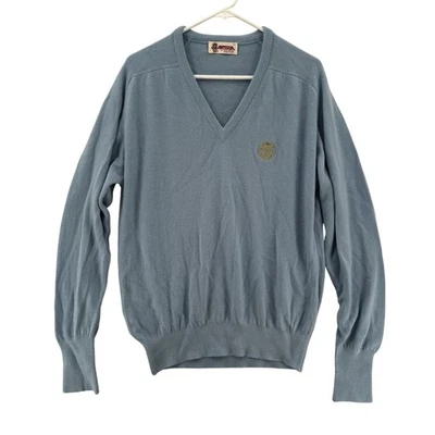 Винтажный мужской свитер Antigua с большим V-образным вырезом клубный пуловер настоящих победителей 90-е США - Изображение 1 из 4