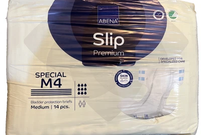 ABENA Pañales Adultos Slip ESPECIAL Premium Incontinencia Calzoncillos Nivel 4 Medianos 14ct Foto 1 de 4