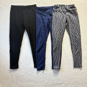 Mixed Brand Leggings Bundle Kids Sz Large 10-12 Activewear Yoga Pants 3 Pieces - Picture 1 of 12