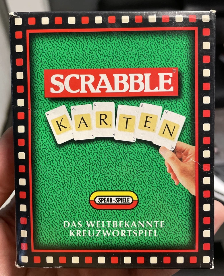 Scrabble Karten | Spear-Spiele | Kartenspiel Kreuzwortspiel - Bild 1 von 1