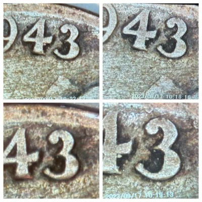 1943/2 P Wartime 35% Silver Jefferson Nickel - Mint-Error Cherry pickers guide  - Image 1 of 4