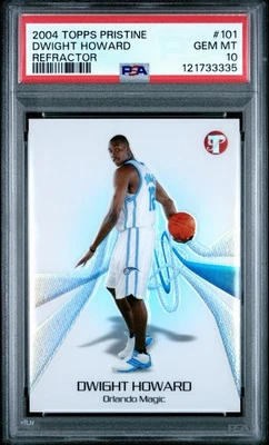 2004 Topps Pristine Refractor #101 Dwight Howard Magic #/599 PSA 10 GEM 💎 MINT - Image 1 of 2