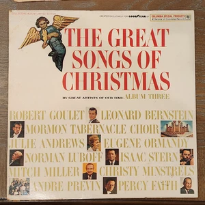 The Great Songs of Christmas Album Volume 3 Vinyl LP Columbia Records Holiday - Imagen 1 de 10