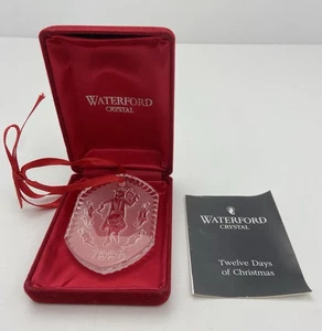 Waterford Cristal 12 Bateristas Batería 1994 Adorno 12 Días de Navidad en Caja - Imagen 1 de 3