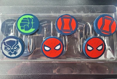 12 крючков для душа Jay Franco Marvel Avengers - Изображение 1 из 4