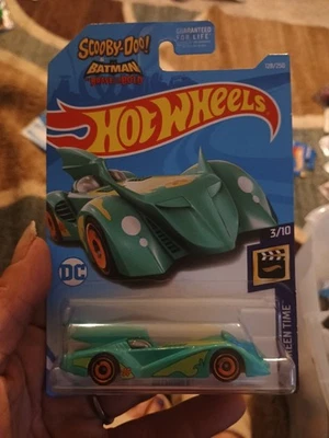 Hot Wheels Scooby-Doo Batmobile Batman The Brave and The Bold Diecast Car NEW - Image 1 of 2