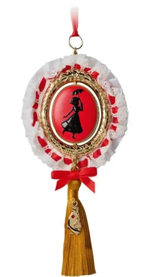 Disney Parks Mary Poppins and Bert Spinning Cameo Ornament BOXED Ornament - Image 1 of 4