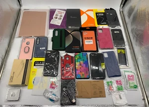 Wholesale Lot of 19 + Mixed phone cases for Android and iPhone, ipad... - Picture 1 of 3