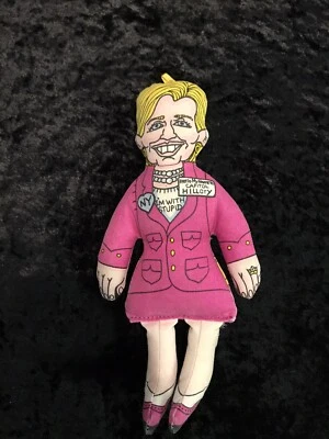 Fat Cat Toys Hillary Clinton 2003 Vintage Plush Squeeky  Doll  - Image 1 of 3