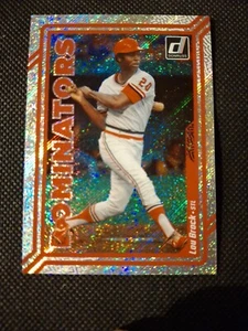 2023 LOU BROCK DONRUSS DOMINATORS BASEBALL CARD #D7 STL CARDINALS CUBS - Picture 1 of 2