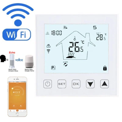 Smart Thermostat Wifi Termostat TUYA Central Heating Underfloor Heating Boiler - Image 1 of 4