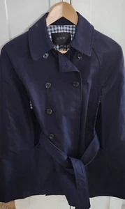 J.Crew x HATCH Maternity Trench Cape in Vintage Navy  - Picture 1 of 9