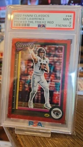 2022 Panini Classics Trevor Lawrence #44 Timeless Tributes Red /35 PSA 9 - Picture 1 of 2
