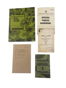 Mixed Lot of 6 Military Manuals ARMY Militaria - Picture 1 of 11