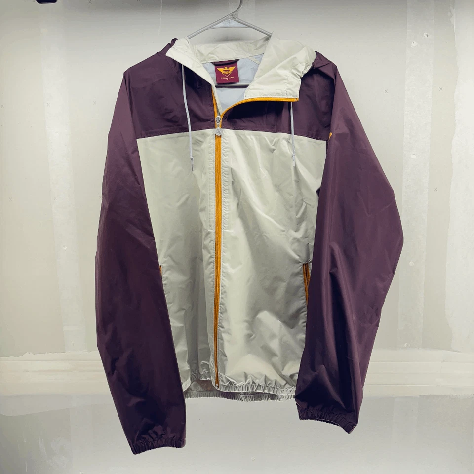 Aigle Vintage Series Mens Large Windbreaker Rain Jacket Arizona State Colors - Image 1 of 4