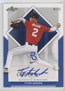 2016 Leaf Perfect Game National Showcase Blue /15 Tyler Ahearn #BA-140 Auto