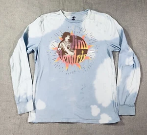 Jimi Hendrix T-Shirt Adult Large Authentic Hendrix Blue Tie Dye Long Sleeve - Picture 1 of 5