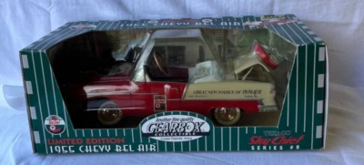GEARBOX COLLECTIBLE 1955 CHEVY BEL AIR LIMITED EDITION RED #68012 TEXACO NEW Foto 1 de 3