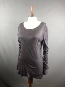 Alexander Wang Keyhole Back Top Acrylic Women Size S Dark Brown - Picture 1 of 10