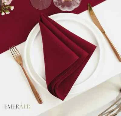 50 Piece Marron Color Cotton Napkin Rustic table Cloth Family Event Table Napkin - Image 1 of 4