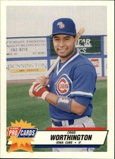 1993 Iowa Cubs Fleer/ProCards #2143 Craig Worthington