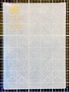 NEW LATTICE ORNAMENTAL Anna Griffin Embossing Folder lace filigree flower leaf - Picture 1 of 1