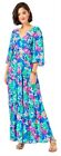 Lilly Pulitzer Rease Maxi Dress Multi Lileezy Pundy Blue Isle Be Back 00;NWT$258