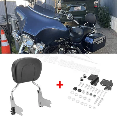 Backrest Sissy Bar Docking Kit For Harley Street Glide Electra Glide FLT 97-08 - Image 1 of 4