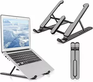 Portable Laptop Stand Adjustable Foldable Notebook Tablet Holder Computer Desk - Picture 1 of 11