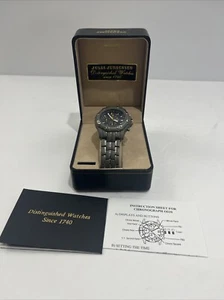 Neue Jules Jurgensen Chronograph Herren läuft Titan Armbanduhr mit Box! - Bild 1 von 15