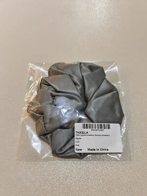 1pc Large 19mm Scrunchies Silk Satin Elastic Hair Bands Ponytail Accessory - Image 1 of 3