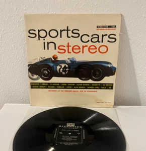 "Sports Cars In Stereo" LP Riverside RLP1101 1958 Non-Music Field - Foto 1 di 4