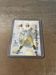 1996 Summit Premium Stock Third and Long Mirage Redemptions Brett Favre /600 #6 - Picture 1 of 2