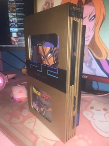 Sony PlayStation 2 Console - Black (SCPH-39001) DBZ Trunks Custom - Picture 1 of 8