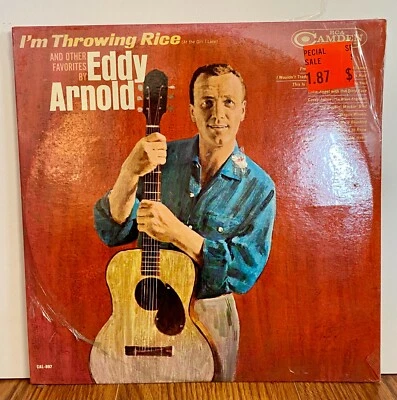 NEW / SEALED ~ Eddy Arnold I'M THROWING RICE ~ Camden CAL-897 LP Mono - Image 1 of 2