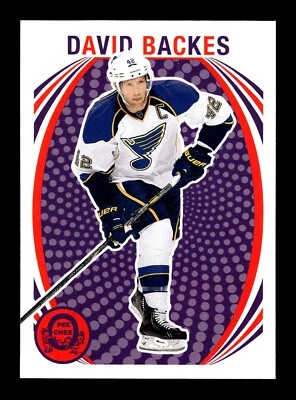 PWE READ stock photo . 2013-14 opc o-pee-chee retro #181 david backes - Image 1 of 2