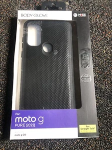 Body Glove Black Phone Case for Moto G Pure (2022) and Moto G Go - Picture 1 of 4