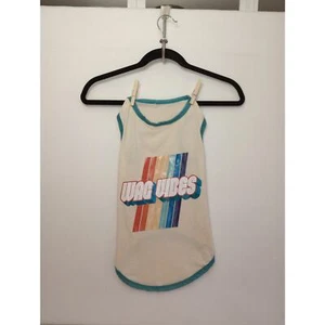ASPCA Dog Apparel Clothing T-Shirt "Wag Vibes" Retro print Size Large - Picture 1 of 5