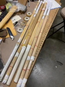 6 x 44" Japanese Kendo Shinai Bamboo Practice Training Stick Bushido Katana - Picture 1 of 2