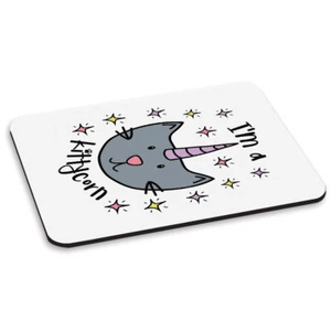 Luna I Am A Kittycorn Mouse Pad PC Computer - Cat Unicorn Kitten - Picture 1 of 1