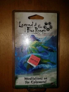 Fantasy Flight Games: Legend of the Five Rings LCG MEDITACIONES DE LO EFÍMERO - Imagen 1 de 1