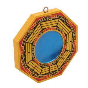 Traditional Hanging Concave Traditional chinese Feng Shui Bagua Mirror R - Picture 1 of 11