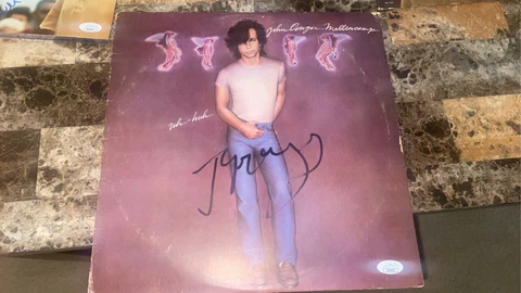 John Mellencamp SIGNED  Uh-huh Vinyl Record ALBUM JSA Authenticated COA Cover
