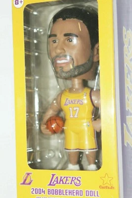 Carl's Jr. LA Lakers 2004 Devean George, Karl Malone, Rick Fox, Payton Bobble Heads Foto 1 de 4