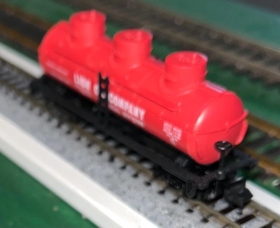 N Scale Model Power Lion Oil 3-dome tank car with Rapido couplers - Image 1 of 1
