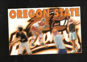 Oregon State Beavers--Programma tascabile sportivo baseball/primavera 2000--Dodge - Foto 1 di 2