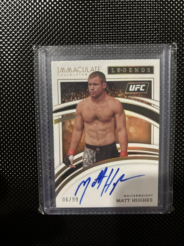 2022 Immaculate UFC Legends Auto Matt Hughes 6/99 - Image 1 of 2