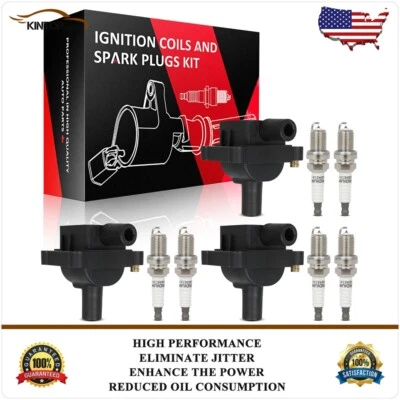 Bobinas de encendido y bujías para Mercedes-Benz C230 SLK230 1998-2000 2,3 L UF527 Foto 1 de 4