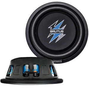 Hifonics 8" Brutus Series Shallow Subwoofer 400W Max 4 Ohm DVC - Picture 1 of 4